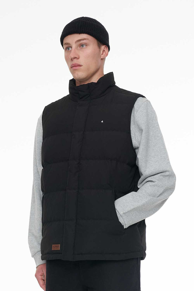 MENS CLASSIC DOWN VEST BLACK Huffer