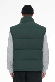 MENS BOX PUFFER VEST FOREST