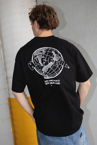 BLOCK TEE 220/FLIGHT PLAN BLACK