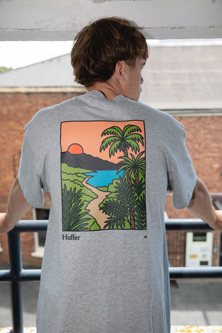 SUP TEE 190/DUSK GREY MARLE