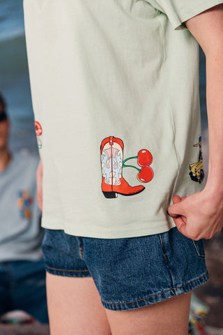 CLASSIC TEE 170/FESTIE MATCHA