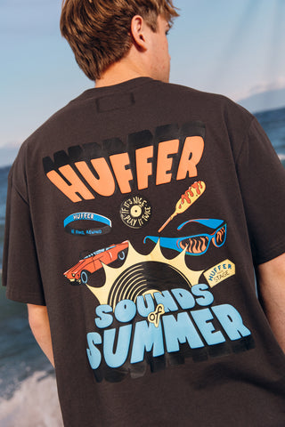 SUP TEE 190/HUFFER SOUNDS CHARCOAL