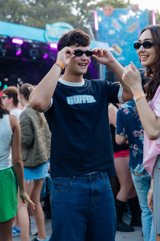 MENS RINGER TEE 220/OFFSIDE NAVY