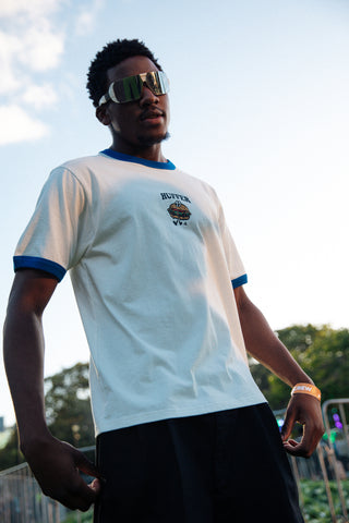 MENS RINGER TEE 220/SMASHING CHALK