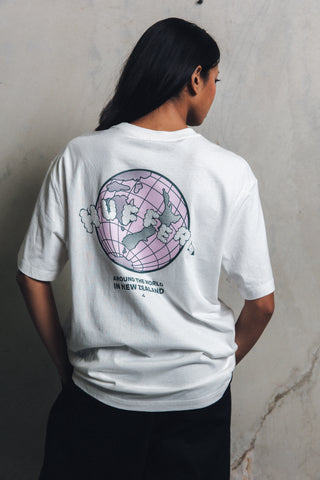 RELAX TEE 220/FLIGHT PLAN CHALK