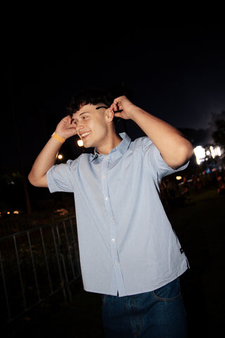 CROSBY SS SHIRT Y2K BLUE CHECK