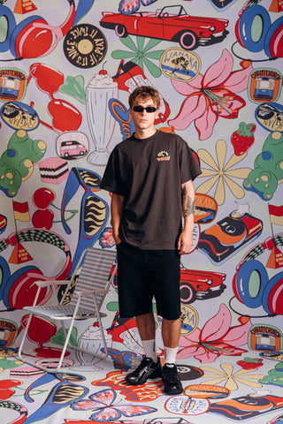 SUP TEE 190/HUFFER SOUNDS CHARCOAL