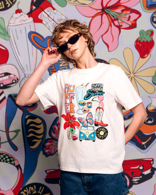 CLASSIC TEE 170/HUFFER SOUNDS CHALK