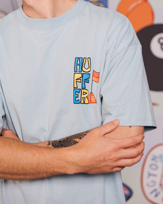 BLOCK TEE 220/SAUCED Y2K BLUE