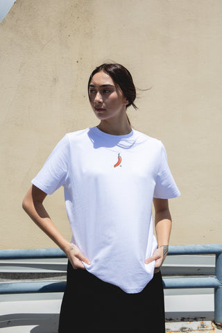 CLASSIC TEE 170/SPICY WHITE