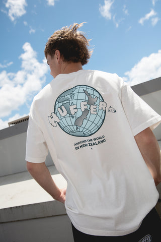 BLOCK TEE 220/FLIGHT PLAN CHALK