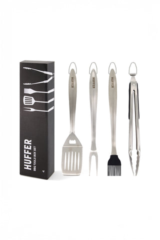 BBQ GRILL SET SILVER