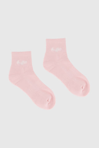 ANKLE RIB SOCK/BALLET PETAL