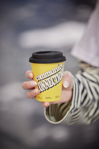 PEOPLE PRESENCE BAMBOO CUP YELLOW