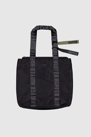 SLEEK OVERSIZED TOTE BLACK