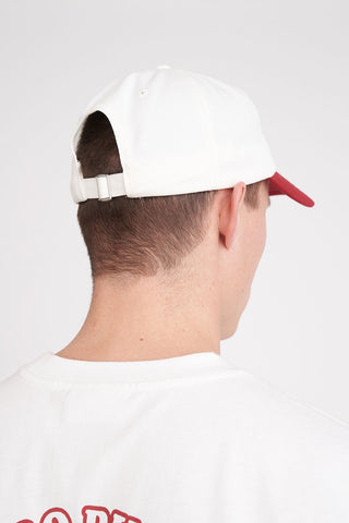 MENS CADDIE CAP/6 PANEL CHALK