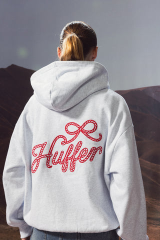 RELAX ZIP HOOD/LASSO SILVER MARLE