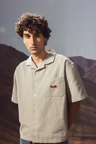 COSTA CROP SHIRT/FALCONZ STONE