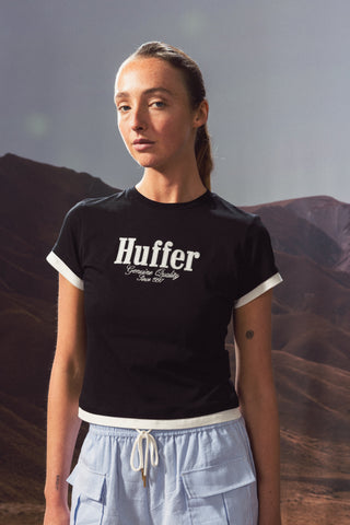 DBL MINI TEE 185/RIDGE BLACK