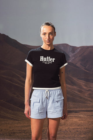DBL MINI TEE 185/RIDGE BLACK