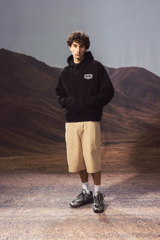 BLOCK HOOD 350/RIDGE WASHED BLACK
