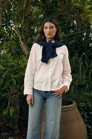 CLASSIC BUTTON UP SHIRT WHITE