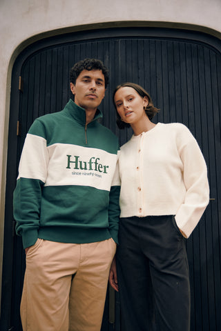 PANEL 1/4 ZIP JERSEY EMERALD