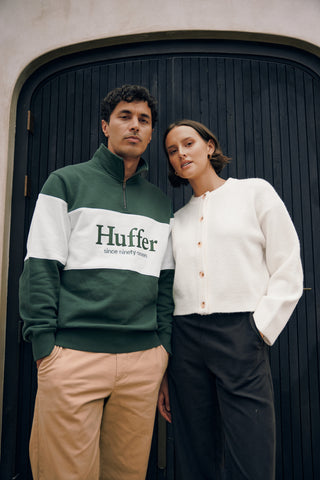 PANEL 1/4 ZIP JERSEY EMERALD