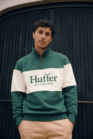 PANEL 1/4 ZIP JERSEY EMERALD