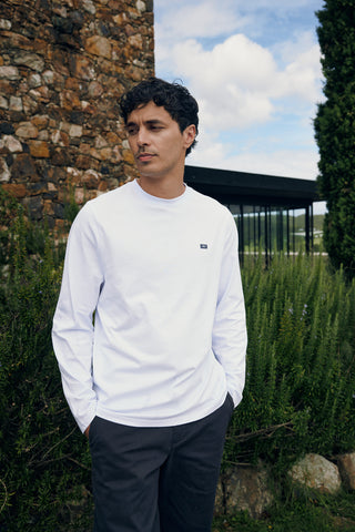 CLASSIC LS TEE/ 3BALL WHITE