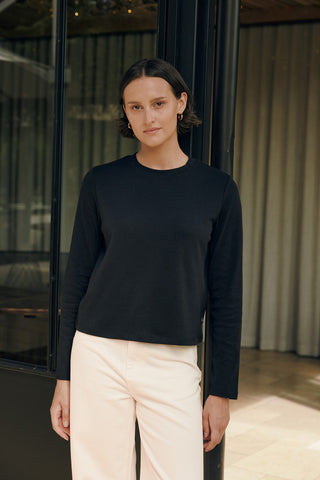 CLASSIC LS TEE/3BALL BLACK