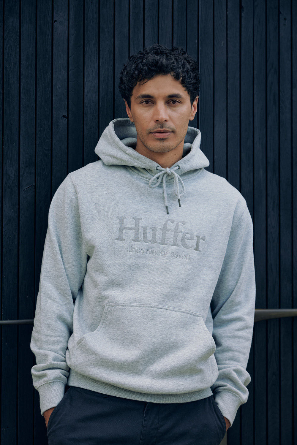 CLASSIC HOOD / BASIS GREY MARLE – Huffer