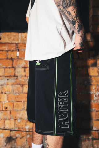 BOARD SHORT FIXED WAIST BLACK