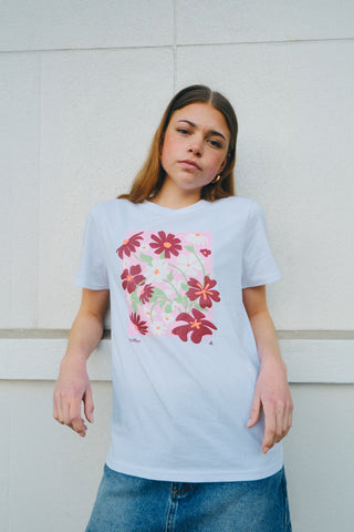 CLASSIC TEE 170/FLOWER MARKET WHITE