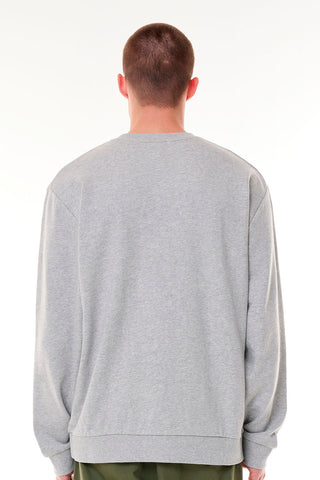 MENS TRUE CREW/BREWED GREY MARLE