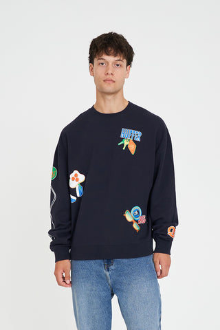 BLOCK CREW 350/HOT & SPICY NAVY