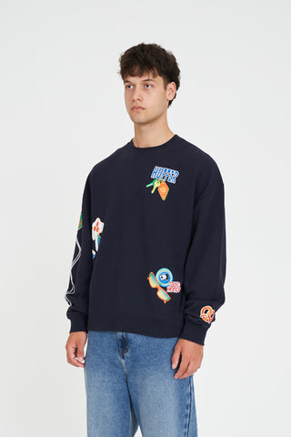 BLOCK CREW 350/HOT & SPICY NAVY