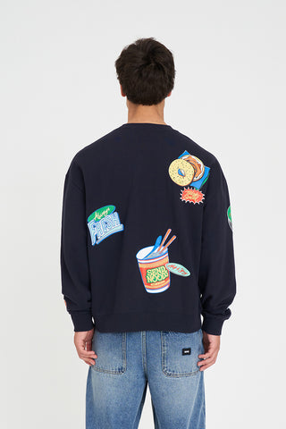 BLOCK CREW 350/HOT & SPICY NAVY