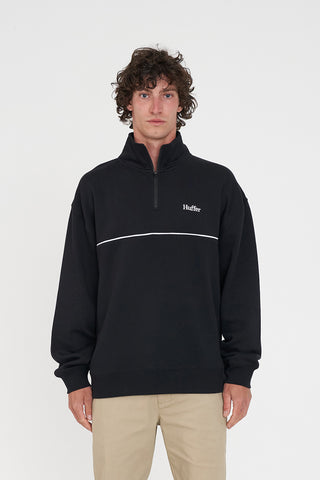 MENS HFR BASIC 1/4 ZIP BLACK