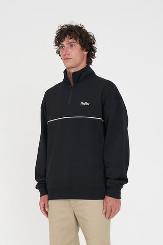 MENS HFR BASIC 1/4 ZIP BLACK