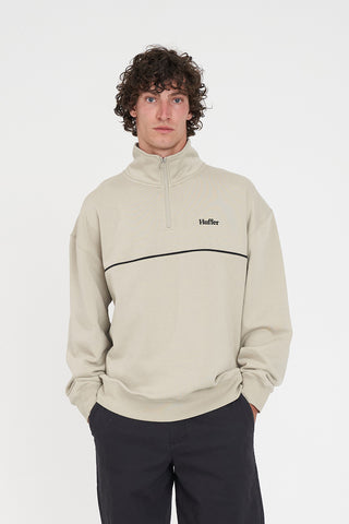 MENS HFR BASIC 1/4 ZIP MOONROCK