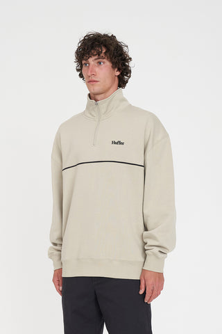 MENS HFR BASIC 1/4 ZIP MOONROCK