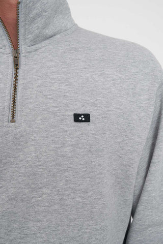 CLASSIC 1/4 ZIP JERSEY/3BALL GREY M