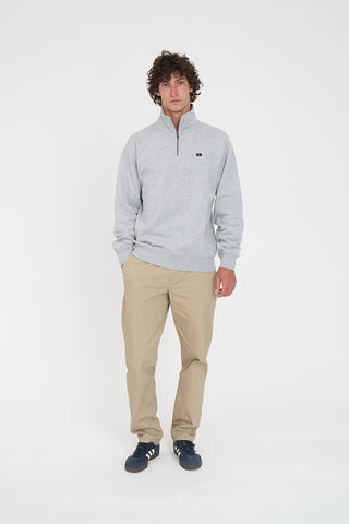 CLASSIC 1/4 ZIP JERSEY/3BALL GREY M