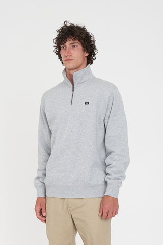CLASSIC 1/4 ZIP JERSEY/3BALL GREY M