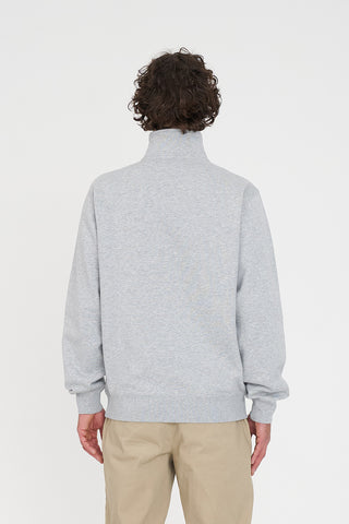 CLASSIC 1/4 ZIP JERSEY/3BALL GREY M