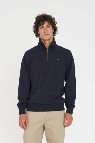 CLASSIC 1/4 ZIP JERSEY/3BALL NAVY