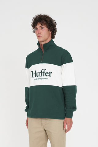 PANEL 1/4 ZIP JERSEY EMERALD