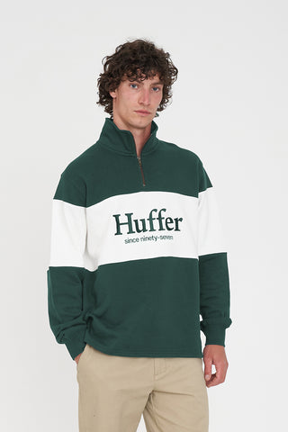 PANEL 1/4 ZIP JERSEY EMERALD