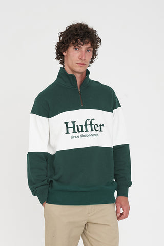 PANEL 1/4 ZIP JERSEY EMERALD